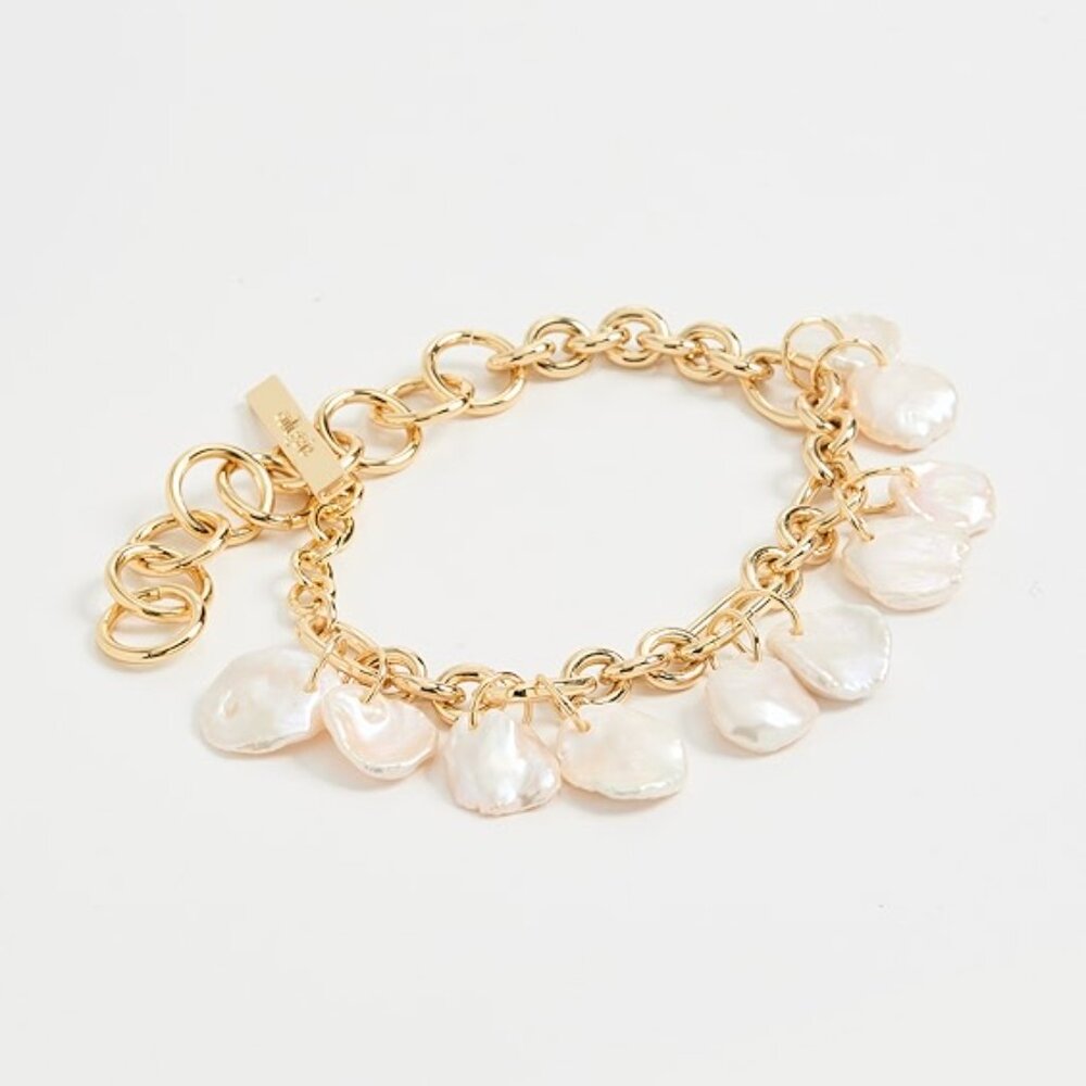 NWOT Cult Gaia Freshwater Pearl Devora Anklet